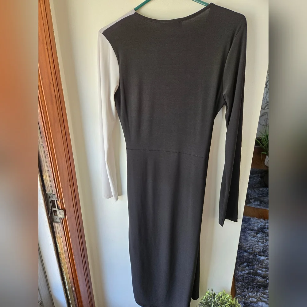 LIX Black/White Elegant Dress Sz Lg - Picture 4 of 6
